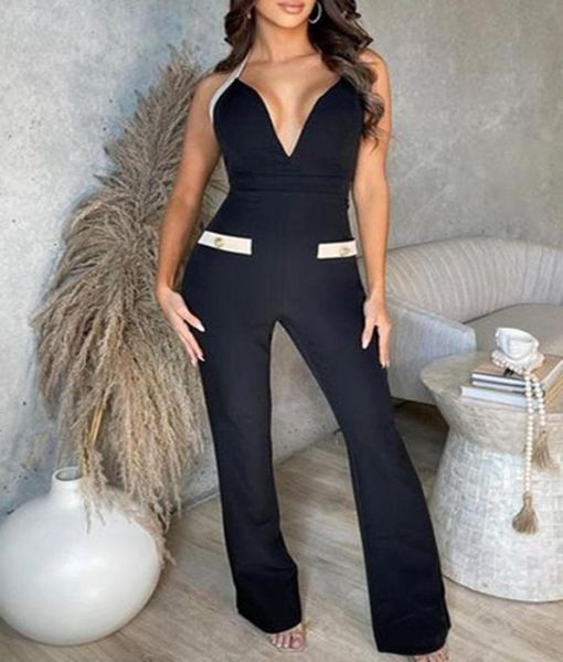 work dresses office solid halter bandage jumpsuit summer deep v neck patchwork straight romper elegant strapless backless slim par9899877, White;black
work dresses office solid halter bandage jumpsuit summer deep v neck patchwork straight romper elegant strapless backless slim par9899877, White;black