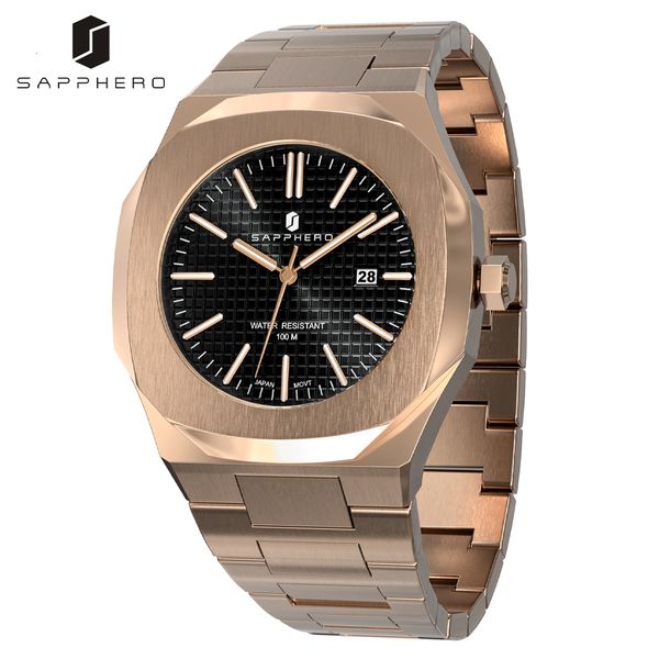 other watches sapphero mens watch 100m waterproof stainless steel miyota quartz movement casual business style wristwatch luxury elegant gif, Slivery;black
other watches sapphero mens watch 100m waterproof stainless steel miyota quartz movement casual business style wristwatch luxury elegant gif, Slivery;black