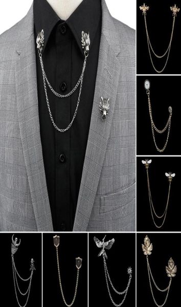 man suit shirt collar tassel chain lapel pin brooch dragon badge retro pins wedding dress party dance neckware accessories4466552, Gray
man suit shirt collar tassel chain lapel pin brooch dragon badge retro pins wedding dress party dance neckware accessories4466552, Gray