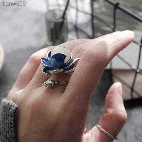 natural hetian jade enamel porcelain lotus canopy open ring chinese retro designer style original design silver jewelry l230704, Golden;silver
natural hetian jade enamel porcelain lotus canopy open ring chinese retro designer style original design silver jewelry l230704, Golden;silver