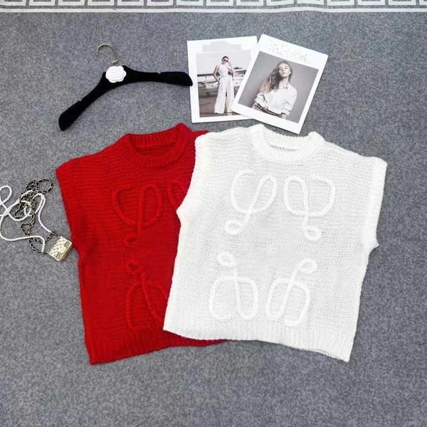 summer short loe designer clothe woman vest womens knit shirt base shirt light thin letter embroidery for womans vest waistcoat jumper woman, White 
summer short loe designer clothe woman vest womens knit shirt base shirt light thin letter embroidery for womans vest waistcoat jumper woman, White