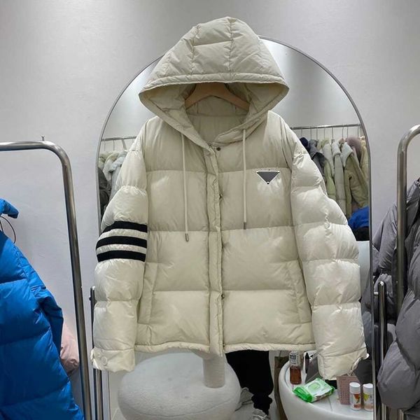autumn and winter ladies hooded loose striped down coat, down filling fluffy soft and warm, the version of loose fashion., Black
autumn and winter ladies hooded loose striped down coat, down filling fluffy soft and warm, the version of loose fashion., Black