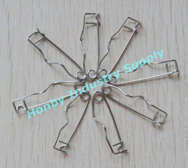 pack of 1000 pcs 19 mm steel fancy crimp shaped badge clip safety pin 2265508, Silver
pack of 1000 pcs 19 mm steel fancy crimp shaped badge clip safety pin 2265508, Silver