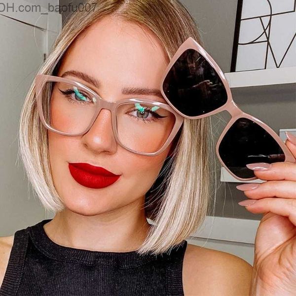 sunglasses retro square polarized sunglasses for women's 2-in-1 clip-on driving sunglasses with blue light resistant frame tr90 magneti, White;black
sunglasses retro square polarized sunglasses for women's 2-in-1 clip-on driving sunglasses with blue light resistant frame tr90 magneti, White;black