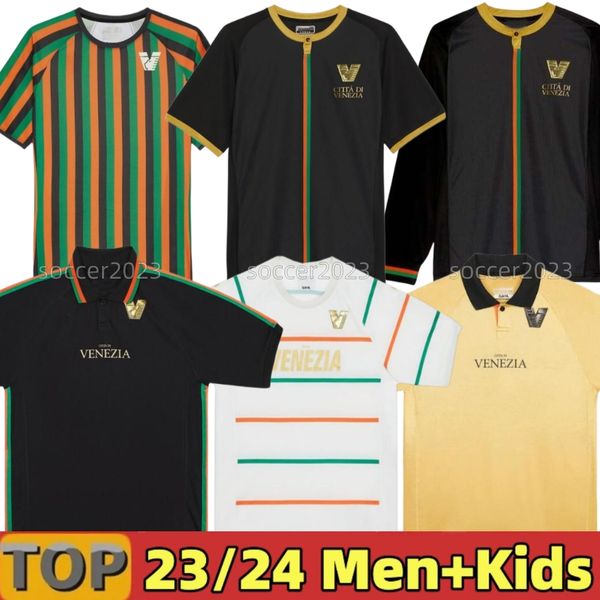 23/24 venezia fc concept soccer jerseys aramu forte venice 21 22 2023 busio 27# football shirts 3rd men kids kit uniform pre match training, Black;yellow
23/24 venezia fc concept soccer jerseys aramu forte venice 21 22 2023 busio 27# football shirts 3rd men kids kit uniform pre match training, Black;yellow