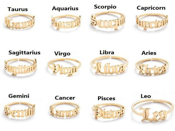 adjustable 12 constellations letter ring for woman opening wedding stainless steel zodiac finger rings birthday jewelry gift5904852, Silver
adjustable 12 constellations letter ring for woman opening wedding stainless steel zodiac finger rings birthday jewelry gift5904852, Silver