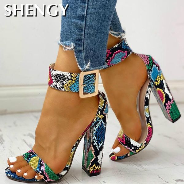 sandals summer women shoes snakeskin ankle buckled sandals chunky heeled sandals open toe leopard party shoes 230714, Black
sandals summer women shoes snakeskin ankle buckled sandals chunky heeled sandals open toe leopard party shoes 230714, Black