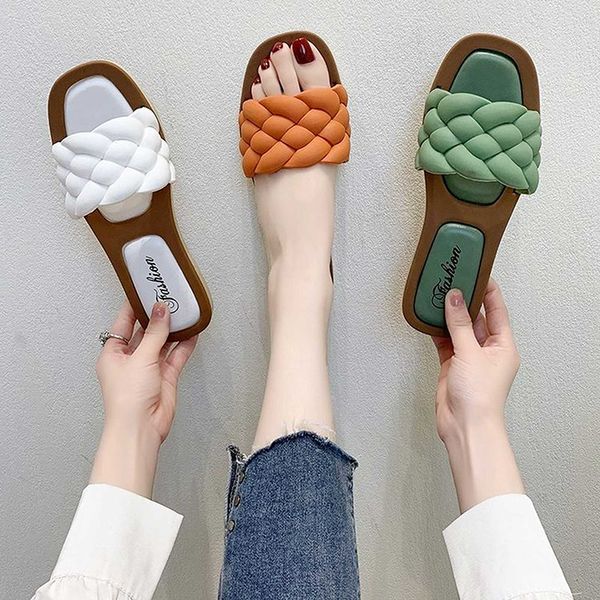 slippers ladies slippers summer fashion hemp rope outerwear slippers casual sandals women slide slippers outdoor beach flip flops 230713, Black
slippers ladies slippers summer fashion hemp rope outerwear slippers casual sandals women slide slippers outdoor beach flip flops 230713, Black