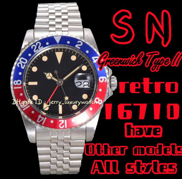 sn 16710 retro greenwich type ii gmt luxury men's watch 2836-2 mechanical movement 904l stainless steel 40mm dual time business steel b, Slivery;brown
sn 16710 retro greenwich type ii gmt luxury men's watch 2836-2 mechanical movement 904l stainless steel 40mm dual time business steel b, Slivery;brown