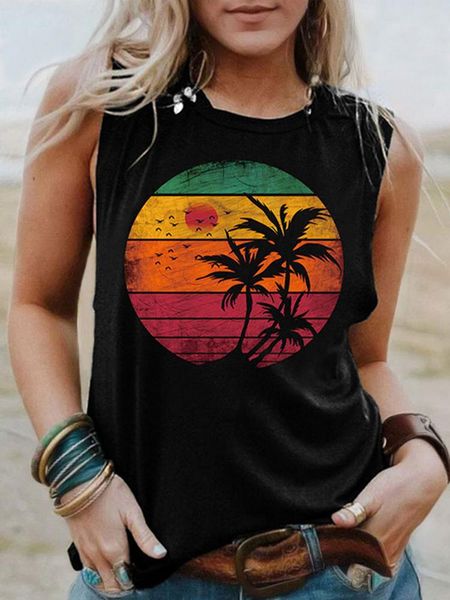raincoats beach tank women beatiful sun coconut tree casual sleeveless shirts basic vacation graphic vintage loose fit vest tees, Black
raincoats beach tank women beatiful sun coconut tree casual sleeveless shirts basic vacation graphic vintage loose fit vest tees, Black