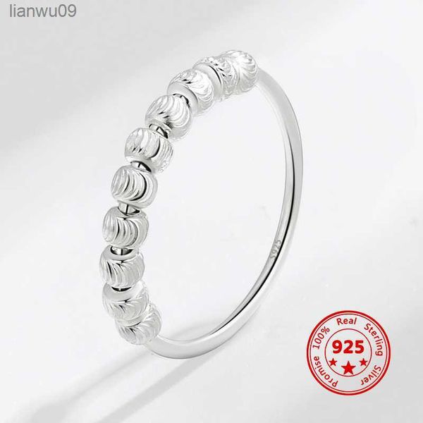 anti stress anxiety rings 925 sterling silver fidget bead rings womenmen spinning simple style fashion jewelry l230704, Golden;silver
anti stress anxiety rings 925 sterling silver fidget bead rings womenmen spinning simple style fashion jewelry l230704, Golden;silver