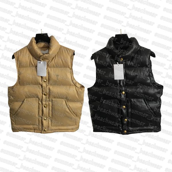 high collar sleeveless jackets women designer vest jacket winter windproof warm coat letters embroidered vests, Black;brown
high collar sleeveless jackets women designer vest jacket winter windproof warm coat letters embroidered vests, Black;brown