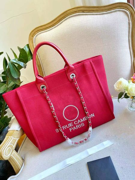 10a Classic Channel Tote Bag Fashion Designer Bags Canvas Beach Bag Travel Large Capacity Handbag Metal Chain Shoulder Bags Women, 20
10a Classic Channel Tote Bag Fashion Designer Bags Canvas Beach Bag Travel Large Capacity Handbag Metal Chain Shoulder Bags Women, 20