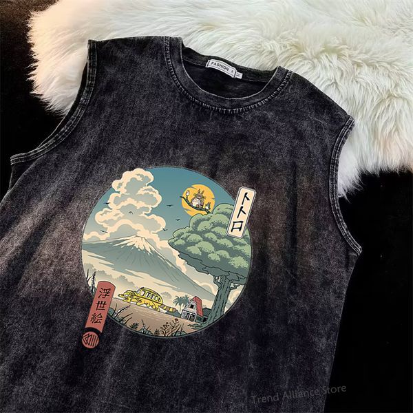 mens tank 90s anime totoro vest gothic cotton punk casual harajuku retro black washed summer streetwear sleeveless tshirts 230713, White;black
mens tank 90s anime totoro vest gothic cotton punk casual harajuku retro black washed summer streetwear sleeveless tshirts 230713, White;black