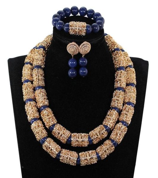 other charming teal blue 2 layers dubai gold cylinder gemstone beads jewelry accessory nigerian wedding lc024other6925213
other charming teal blue 2 layers dubai gold cylinder gemstone beads jewelry accessory nigerian wedding lc024other6925213