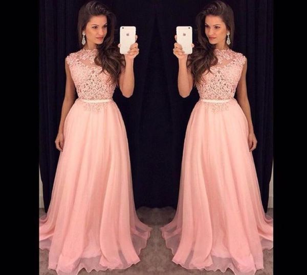 2020 new pink a line prom dresses illusion lace appliques chiffon sashes floor length custom evening dress party pageant for8542279, Black
2020 new pink a line prom dresses illusion lace appliques chiffon sashes floor length custom evening dress party pageant for8542279, Black