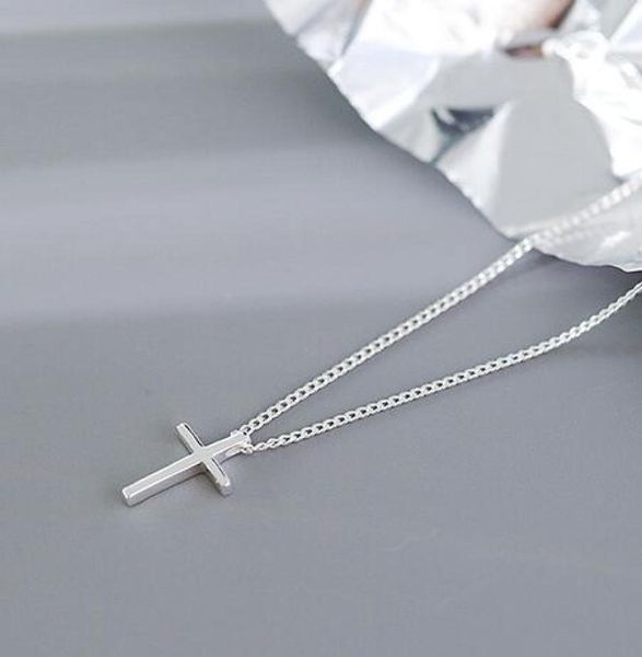 woman 925 sterling silver cross necklace simple temperament gothic cool girl pendants necklaces statement collar women boutique je1656666
woman 925 sterling silver cross necklace simple temperament gothic cool girl pendants necklaces statement collar women boutique je1656666