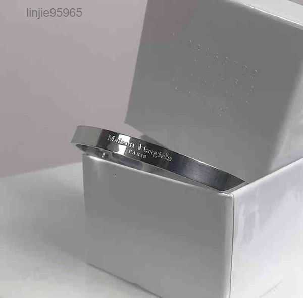 pyc margiela style steel frosted reverse couple mm6 open simple bracelet 12222, Golden;silver
pyc margiela style steel frosted reverse couple mm6 open simple bracelet 12222, Golden;silver