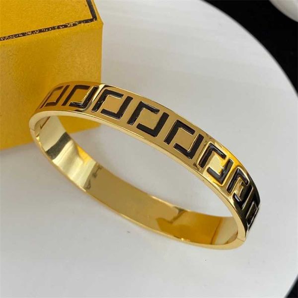 designer jewelry bracelet new style letter drip gum bracelet women's middle ages personalized color block double card button handpiece, Black
designer jewelry bracelet new style letter drip gum bracelet women's middle ages personalized color block double card button handpiece, Black