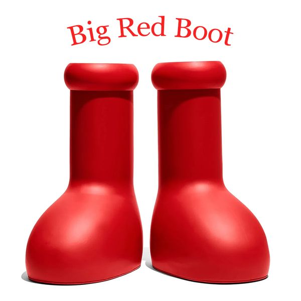 2023 big red boots men women mschf designer thick bottom eva rubber rain boot knee booties cartoon shoes thick bottom solid oversize platfor, Black
2023 big red boots men women mschf designer thick bottom eva rubber rain boot knee booties cartoon shoes thick bottom solid oversize platfor, Black