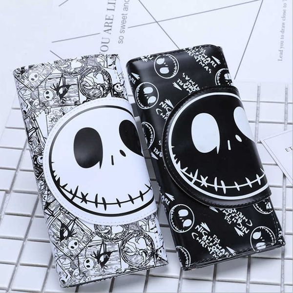 cartoon wallet skull male and female purse long buckle wallet pu leather fashion handbag
cartoon wallet skull male and female purse long buckle wallet pu leather fashion handbag