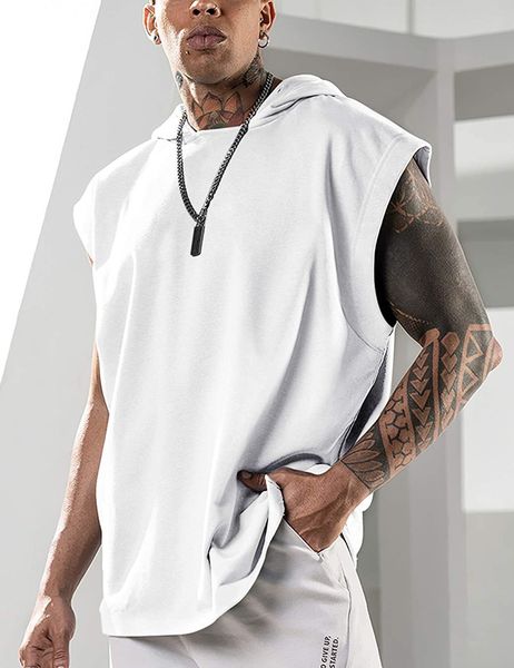 mens tank hooded solid color casual pullover sports tshirt sleeveless waistcoat loose 230713, White;black
mens tank hooded solid color casual pullover sports tshirt sleeveless waistcoat loose 230713, White;black