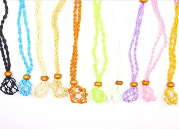 handmade rope knot net gemstone stone holder necklace multi color choice2270564, Silver
handmade rope knot net gemstone stone holder necklace multi color choice2270564, Silver