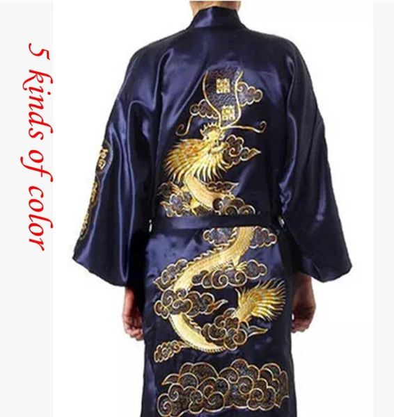 silk dragon robes chinese men039s silk satin robe embroider kimono bath bathrobe men dressing gown for men summer sleepwear1685912, Black;brown
silk dragon robes chinese men039s silk satin robe embroider kimono bath bathrobe men dressing gown for men summer sleepwear1685912, Black;brown