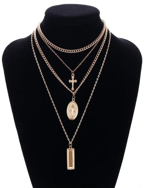 goddess catholic choker necklace multilayer christian neckalce collier for women jewelry cross virgin mary pendant chain necklaces9631780, Silver
goddess catholic choker necklace multilayer christian neckalce collier for women jewelry cross virgin mary pendant chain necklaces9631780, Silver