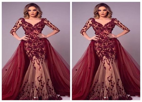 2021 quarter sleeves mermaid prom dresses slim lace appliques cusomized long soft tulle 3d flowers adorned evening dress plus size3322859, Black
2021 quarter sleeves mermaid prom dresses slim lace appliques cusomized long soft tulle 3d flowers adorned evening dress plus size3322859, Black