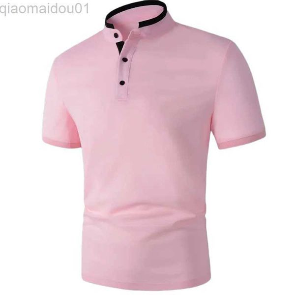 men's t-shirts leisure buttoned stand collar t-shirts men knitted slim elastic short sleeve polo shirt summer casual solid color pullov, White;black
men's t-shirts leisure buttoned stand collar t-shirts men knitted slim elastic short sleeve polo shirt summer casual solid color pullov, White;black