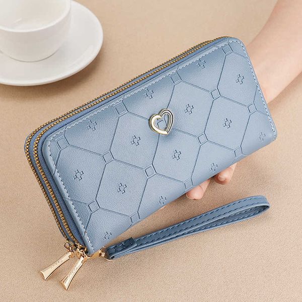 2023 new wallet women's long double layer zipper wallet japanese and korean fashion high capacity handbag
2023 new wallet women's long double layer zipper wallet japanese and korean fashion high capacity handbag