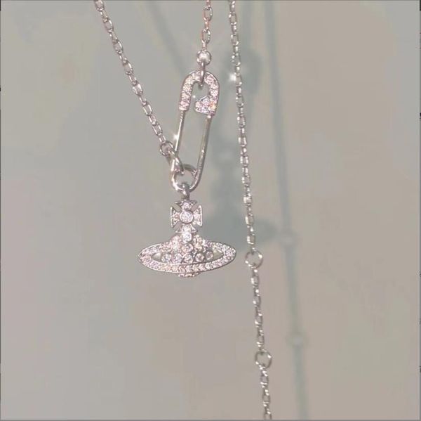 pendant necklaces full diamond brooch necklace, designed by female niche, versatile for european and american collarbone chains, planet tita, Silver
pendant necklaces full diamond brooch necklace, designed by female niche, versatile for european and american collarbone chains, planet tita, Silver