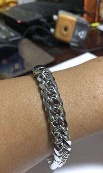 heavy mens 24k real solid white gold finish thick miami cuban link bracelet chain link2814765, Black
heavy mens 24k real solid white gold finish thick miami cuban link bracelet chain link2814765, Black
