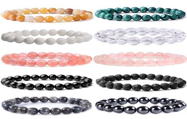 8mm strand natural stone round beads bracelet fashion classic elastic malachite turquoise crystal bangle bracelets handmade6080639, Black
8mm strand natural stone round beads bracelet fashion classic elastic malachite turquoise crystal bangle bracelets handmade6080639, Black