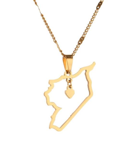 stainless steel syria map pendant necklaces outline pendant necklace syrians heart chain jewelry5517727, Silver
stainless steel syria map pendant necklaces outline pendant necklace syrians heart chain jewelry5517727, Silver
