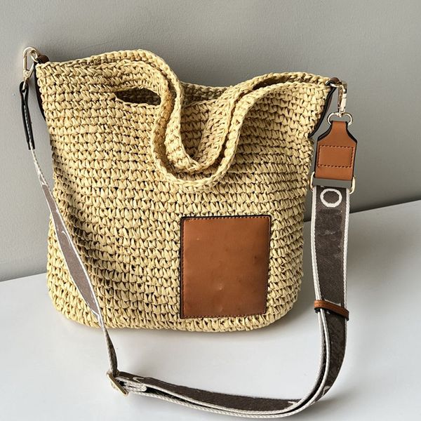 raffia straw shoulder bag woven slit tote bags handles handbag purse genuine leather fashion letter patch jacquard embroidery strap crochet
raffia straw shoulder bag woven slit tote bags handles handbag purse genuine leather fashion letter patch jacquard embroidery strap crochet