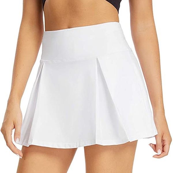 short skirt lu women's quick dry tennis skirt running fitness training outer pleated skirt, Black
short skirt lu women's quick dry tennis skirt running fitness training outer pleated skirt, Black