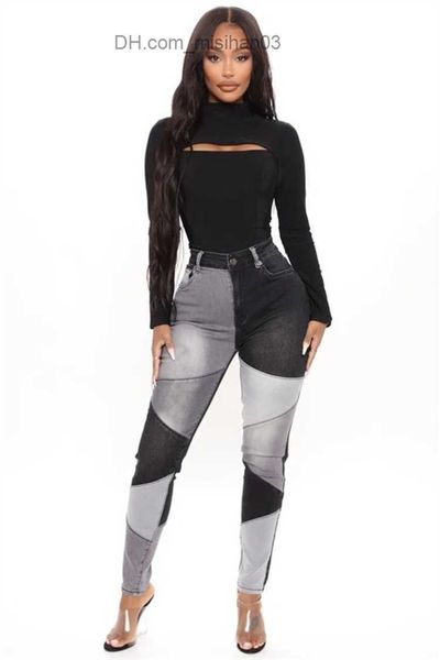 women's jeans autumn/winter 2022 new 5-color women's high waist splice jeans fashion ultra thin denim pencil pants high elastic tr, Blue
women's jeans autumn/winter 2022 new 5-color women's high waist splice jeans fashion ultra thin denim pencil pants high elastic tr, Blue