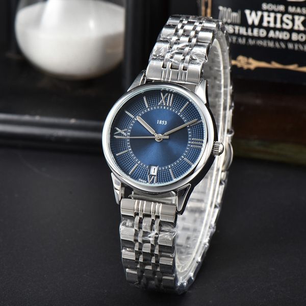 wristwatches for women 2023 new womens watches three stitches quartz watch 1853 luxury brand designer clock steel and leather belt fashion t, Slivery;brown
wristwatches for women 2023 new womens watches three stitches quartz watch 1853 luxury brand designer clock steel and leather belt fashion t, Slivery;brown