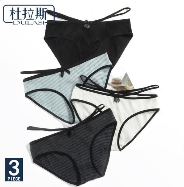 women039s panties cotton low waist girl fashion striped woman underwear dulasi 3 pcslot3550176, Black;pink
women039s panties cotton low waist girl fashion striped woman underwear dulasi 3 pcslot3550176, Black;pink