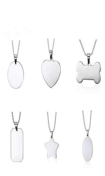 fashion stainless steel necklaces for women and men creative bone star heart shaped blank dog tag pendant necklace jewelry gifts3061873, Silver
fashion stainless steel necklaces for women and men creative bone star heart shaped blank dog tag pendant necklace jewelry gifts3061873, Silver