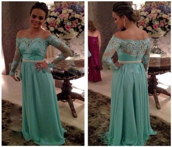 mint green off the shoulder lace evening gowns with long sleeves prom dresses 2015 elegant long women dress vestidos de festa3506199, Black;red
mint green off the shoulder lace evening gowns with long sleeves prom dresses 2015 elegant long women dress vestidos de festa3506199, Black;red