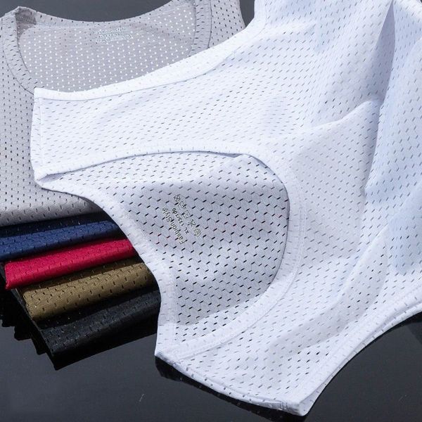 mens tank men ice silk underwear undershirt transparent shirts male bodyshaper wrestling fitness mesh breathable singletss 230713, White;black
mens tank men ice silk underwear undershirt transparent shirts male bodyshaper wrestling fitness mesh breathable singletss 230713, White;black