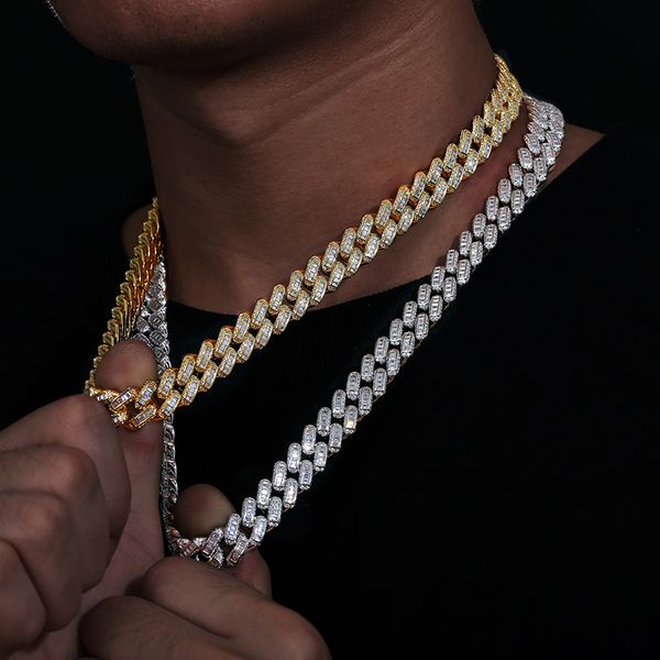 rapper's hip hop jewelry 12mm 925 sterling silver vvs baguette moissanite diamond iced out cuban link chain necklace
rapper's hip hop jewelry 12mm 925 sterling silver vvs baguette moissanite diamond iced out cuban link chain necklace