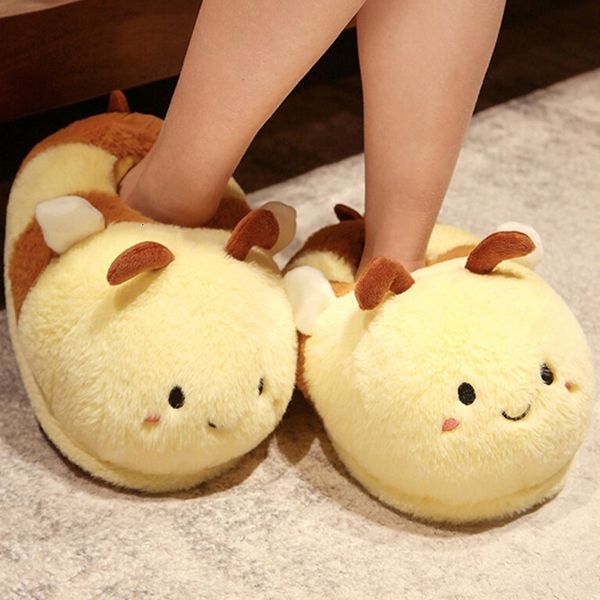 slippers home slippers cartoon bee modeling design white warm lady plush head silent indoor floor women fun slippers 230713, Black
slippers home slippers cartoon bee modeling design white warm lady plush head silent indoor floor women fun slippers 230713, Black