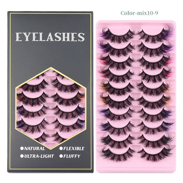 thick curled colored eyelashes wispy soft light handmade reusable multilayer 3d mink fake lashes with color full strip lashes
thick curled colored eyelashes wispy soft light handmade reusable multilayer 3d mink fake lashes with color full strip lashes