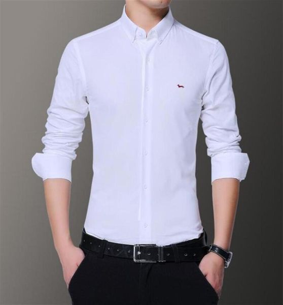 new men summer spring casual solid long sleeve shirt embroidery 100 cotton embroidery harmont shirts slim fit eu size blaine3712133, White;black
new men summer spring casual solid long sleeve shirt embroidery 100 cotton embroidery harmont shirts slim fit eu size blaine3712133, White;black