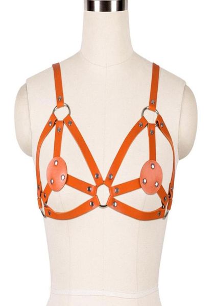 bustiers corsets handmade lingerie gothic leather body harness cage fetish underwear punk crop bralette bondage6975034, Black;white
bustiers corsets handmade lingerie gothic leather body harness cage fetish underwear punk crop bralette bondage6975034, Black;white