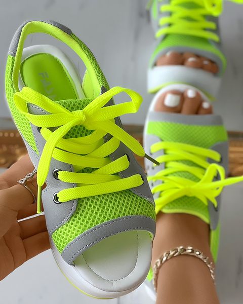 sandals summer women sandales fashion shoes casual flat peep toe contrast paneled cutout lace-up muffin sandals platform sport sandalias 230, Black
sandals summer women sandales fashion shoes casual flat peep toe contrast paneled cutout lace-up muffin sandals platform sport sandalias 230, Black